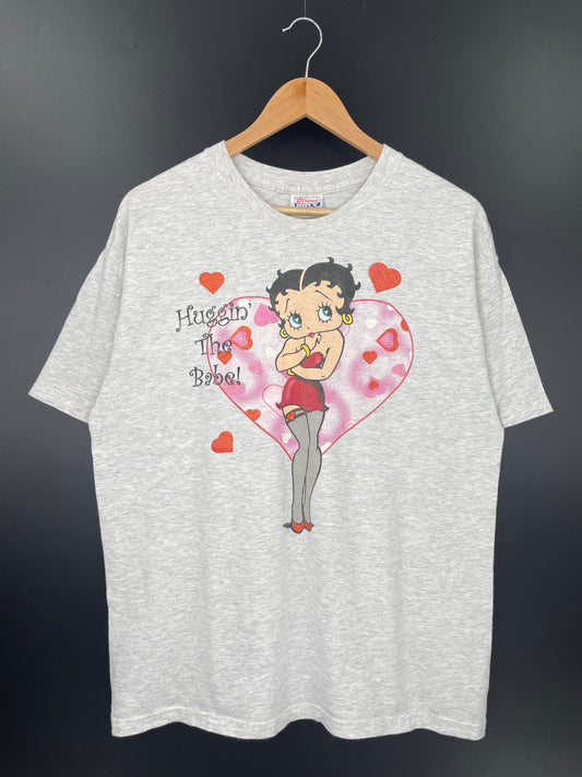 90’s BETTY BOOP Size L Vintage T-Shirts / K3214