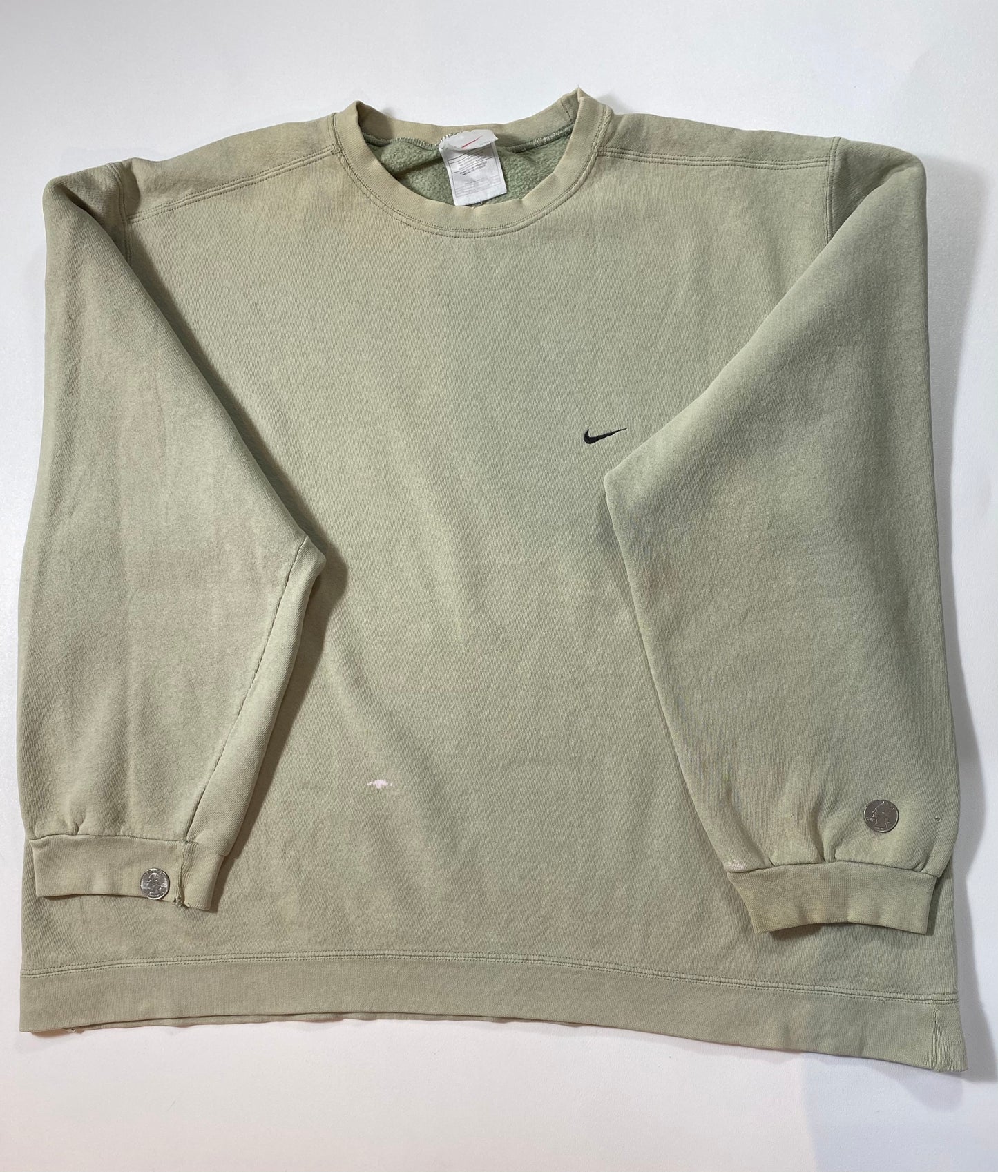 90’s NIKE Mini Swoosh Made in USA Size XXL Vintage Sweat-shirt / 6990
