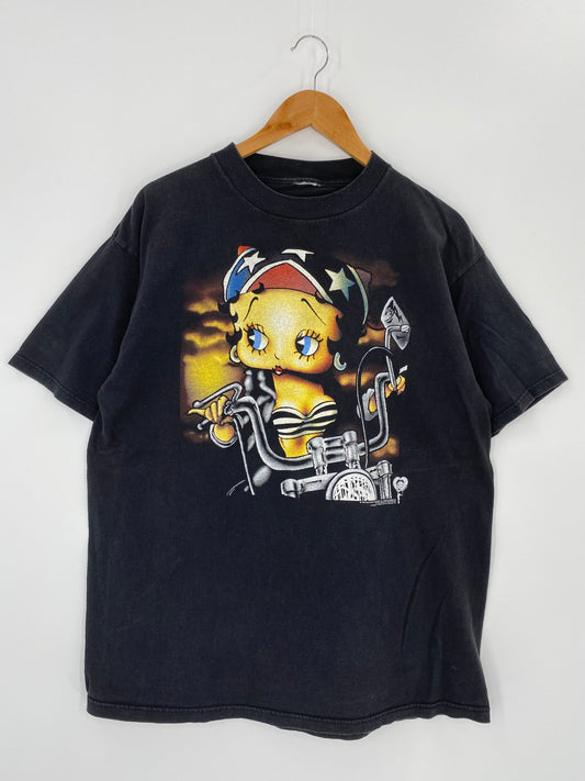 1996 BETTY BOOP Size No Tag (Approx. XL) Vintage T-Shirt / 8468