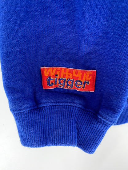 00' DISNEY TIGGER Size XXL Vintage Half-zip Sweat-shirt / A4727