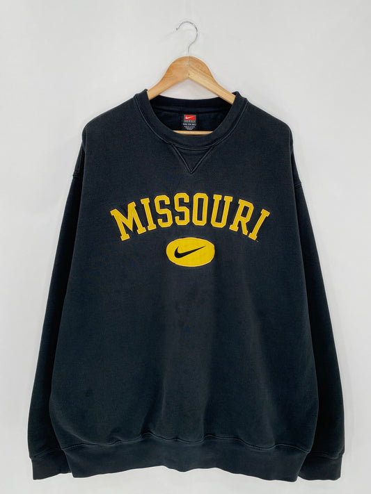90’s NIKE MISSOURI Size XXL Vintage Sweat-Shirt   / 5836