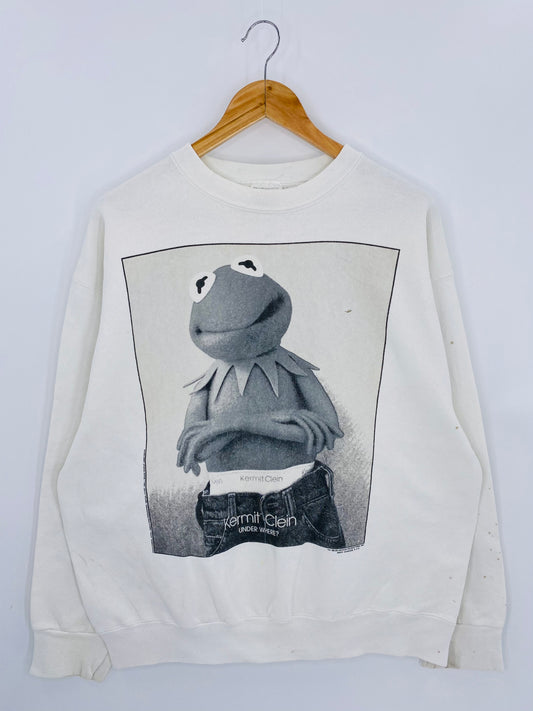 90’s Kermit Clein Made in USA Size XL Vintage Sweat-shirt / 7024