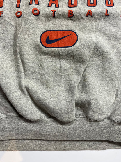 90’s NIKE SYRACUSE FOOTBALL Made in USA Size M Vintage Sweat-shirt / 6598