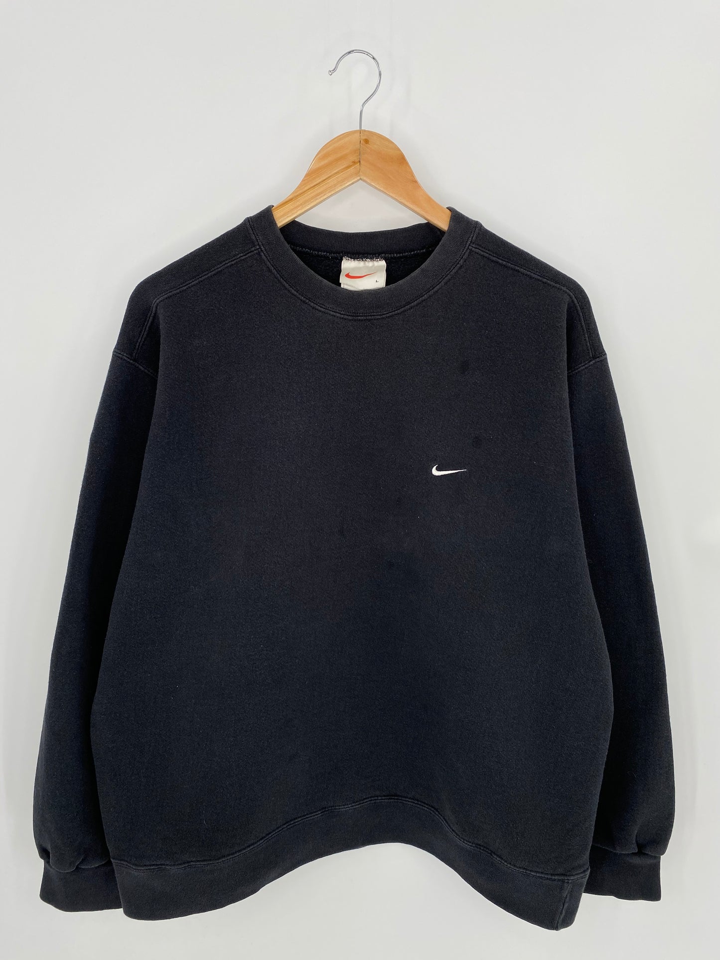90’s NIKE Mini Swoosh Size L Vintage Sweat-Shirt / 6489