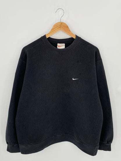 90’s NIKE Mini Swoosh Size L Vintage Sweat-Shirt / 6489