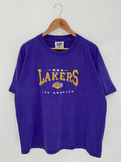 90's LAKERS Size XL Vintage NBA T-Shirt / 6797