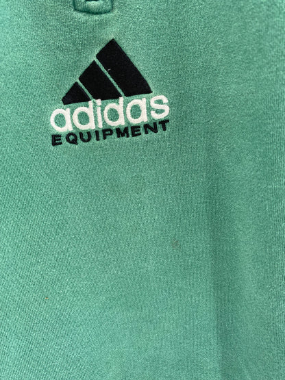 90’s ADIDAS Equipment Size S Vintage Half-zip Sweat-shirt / K2102