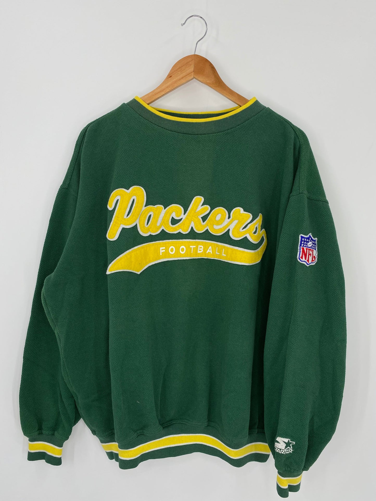 90's STARTER GREEN BAY PACKERS Size XL Vintage NFL Sweat-Shirt / A2053