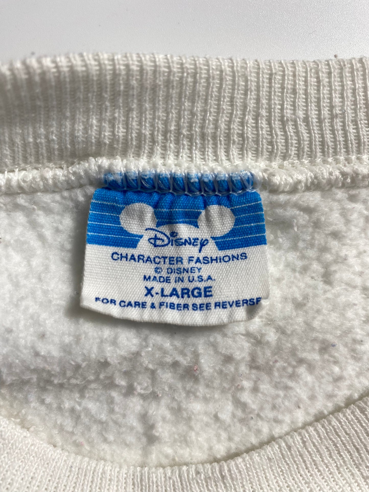 .80’s DISNEY MICKEY Made in USA Size XL Vintage Sweat-shirt / A6248