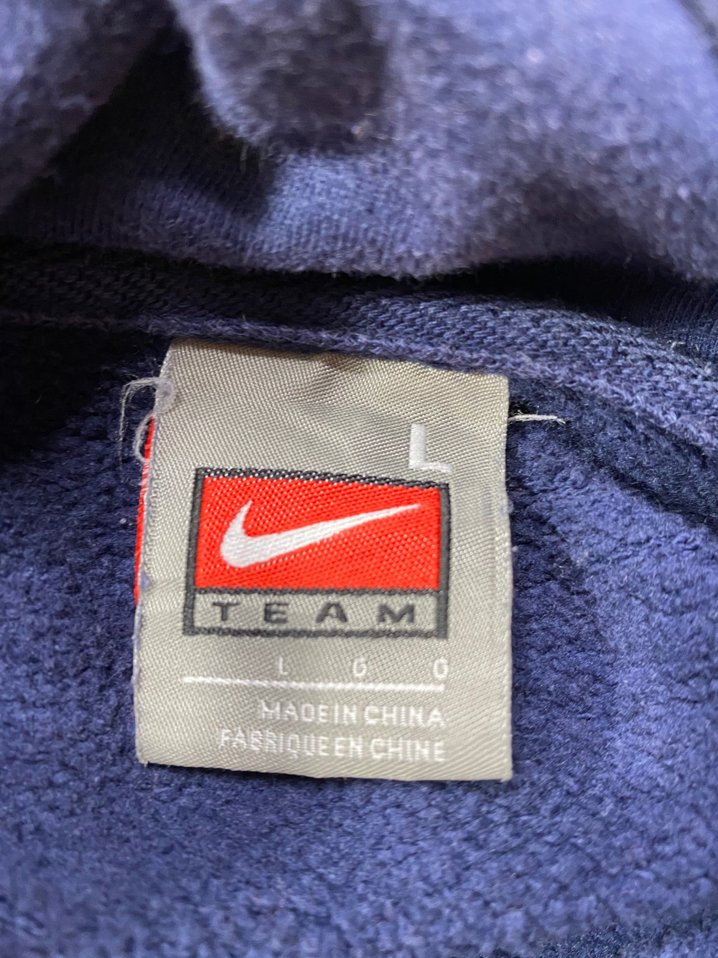 00’ NIKE SYRACUSE ORANGE FOOTBALL Size L Vintage Hoodie Sweat-Shirt  / 6452