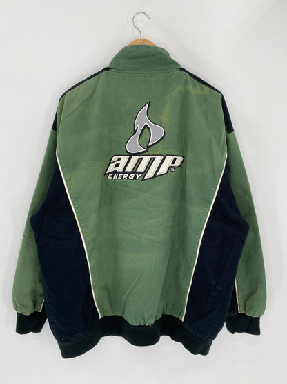 Vintage NASCAR amp Faded Size XL Racing Jacket / 5472