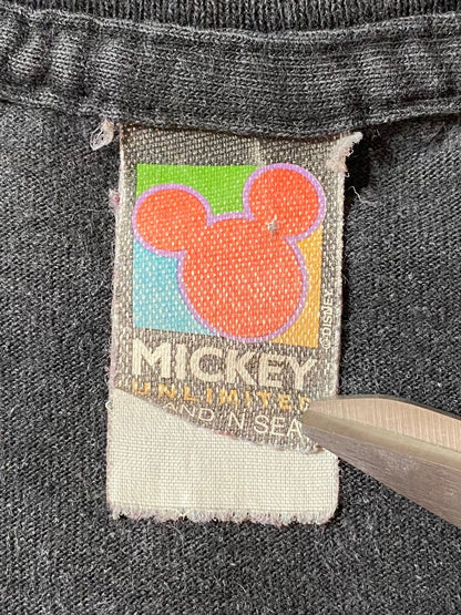 .90’s DISNEY MICKEY Size No Tag (Approx.XXL) Vintage T-Shirt / A9182