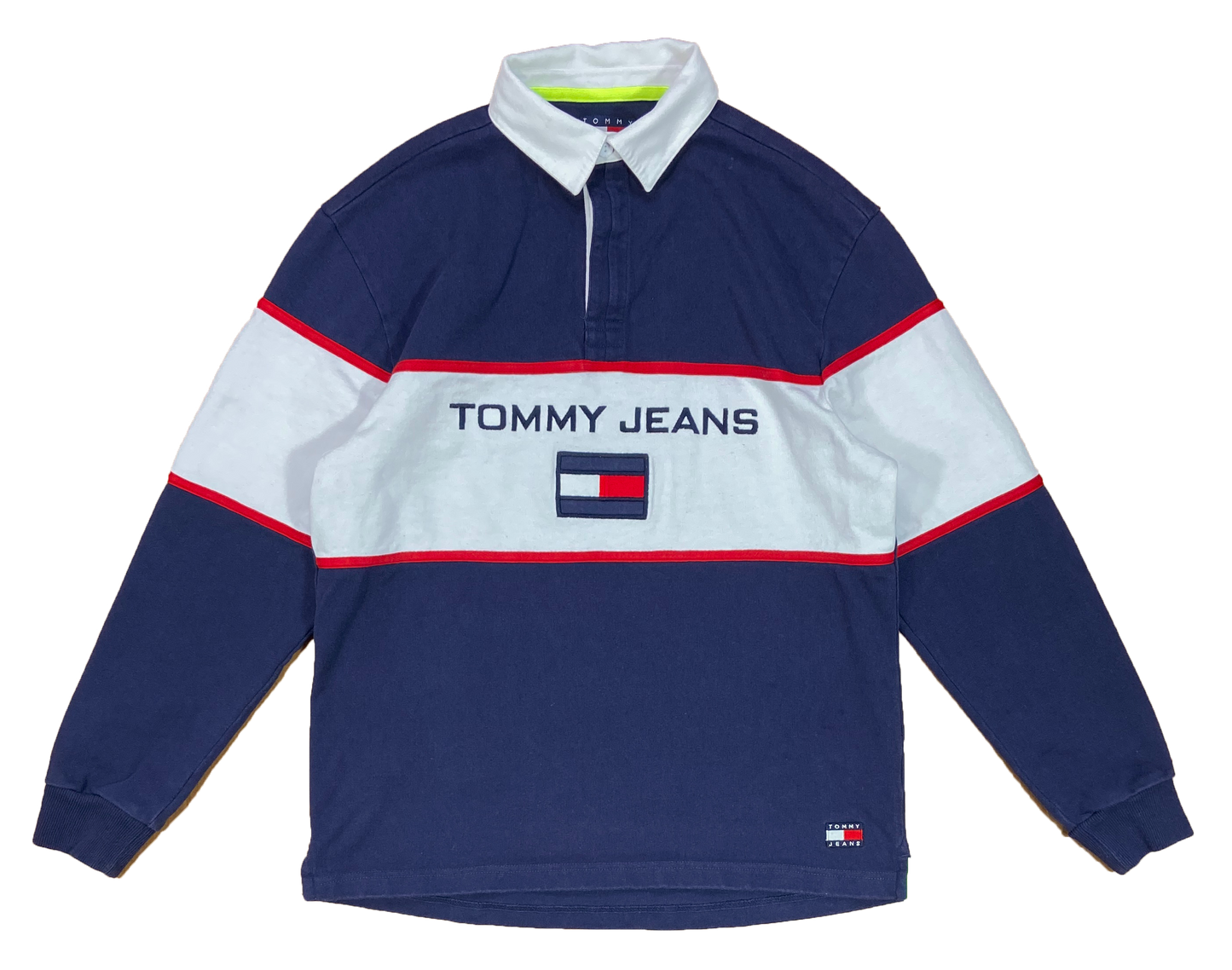 90's Tommy Jeans Vintage Rugby Shirt / 4017