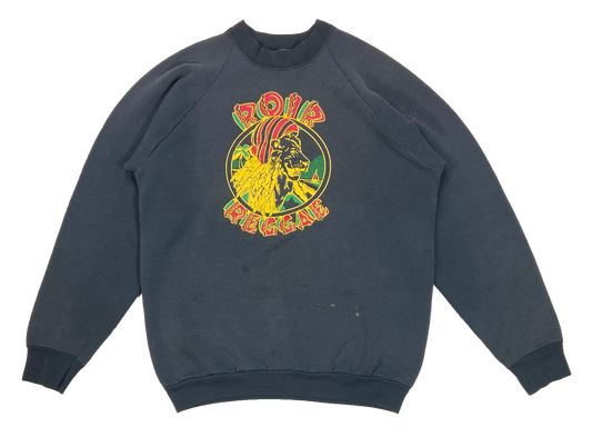 90's ROIR REGGAE Made in USA Slim Fit Sweat-Shirt / 4030