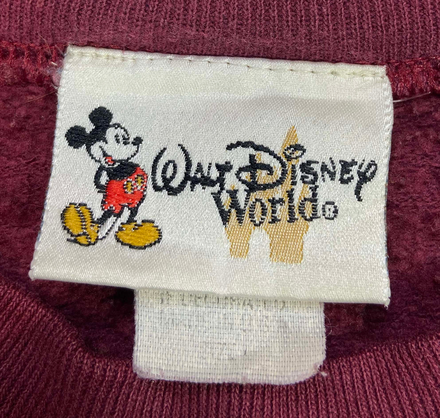 00’ DISNEY MICKEY MAGIC KINGDOM Made in USA Size L Vintage Sweat-shirt / A7897