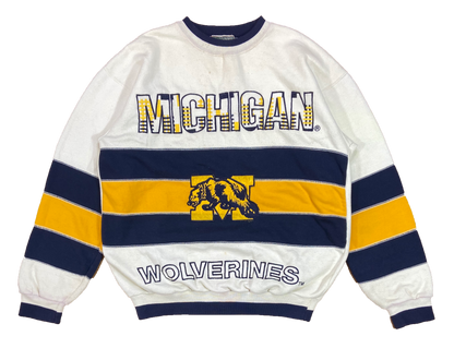 90's Michigan Wolverines Vintage Sweat-Shirt / 4052