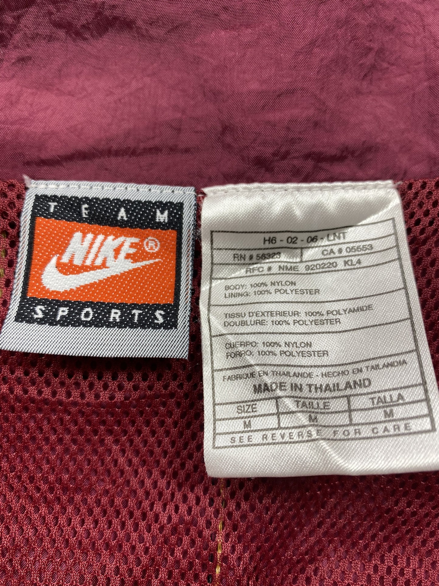 00’ NIKE FLORIDA STATE SEMINOLES  Size M Nylon Jacket  / K5028