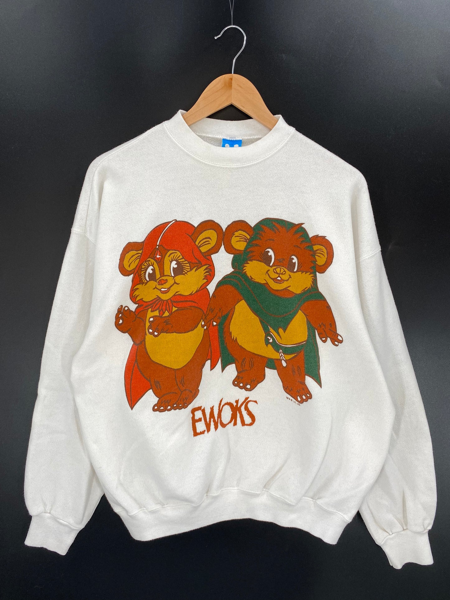 80’s DISNEY EWOKS Made in USA Approx. Size XL Vintage Sweat-shirt / K3080