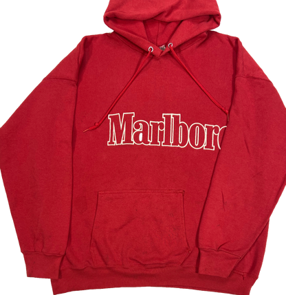 90's Marlboro Made in USA Vintage Hoodie Sweat-Shirt / 4112