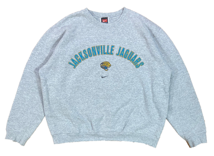 90's Nike x Jacksonville Jaguars Made in USA Vintage NFL Sweat-Shirt / 4124
