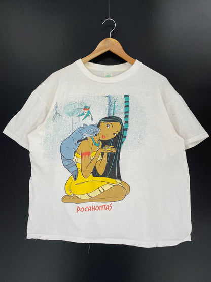 90’s DISNEY POCAHONTAS Size XL Vintage T-Shirt / K7066