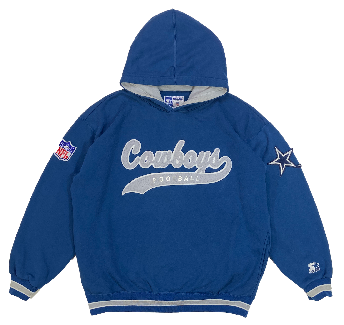 90's Starter Cowboys NFL Vintage Hoodie Sweat-Shirt / 4167