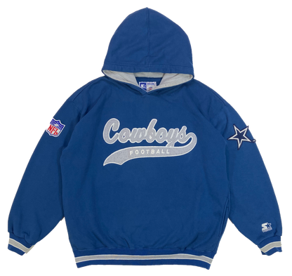 90's Starter Cowboys NFL Vintage Hoodie Sweat-Shirt / 4167