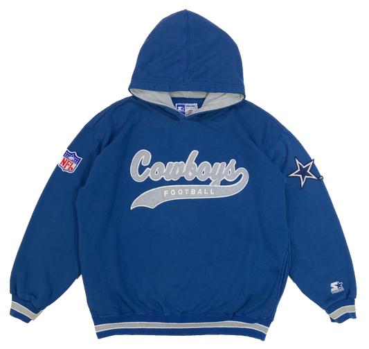 90's Starter Cowboys NFL Vintage Hoodie Sweat-Shirt / 4167
