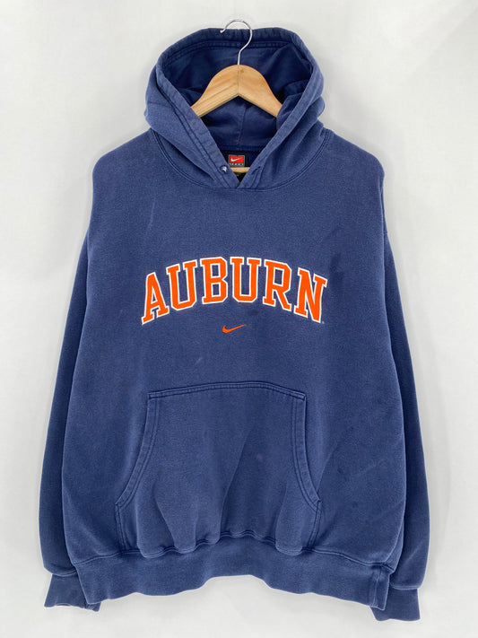 90’s NIKE AUBURN Size XL Vintage Hoodie Sweat-Shirt / 5801