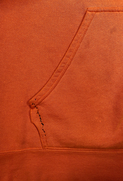 90's Nike Center Swoosh Vintage Damage Hoodie Sweat-Shirt / 4172