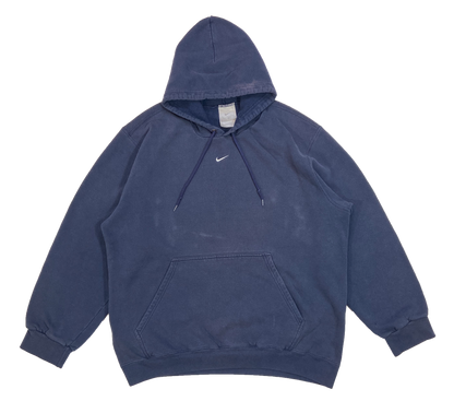 90's Nike Center Swoosh Vintage Hoodie Sweat-Shirt / 4174