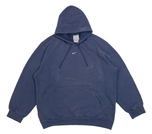 90's Nike Center Swoosh Vintage Hoodie Sweat-Shirt / 4174