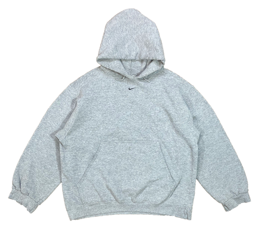 90's Nike Center Swoosh Made in USA Vintage Hoodie Sweat-Shirt / 4175