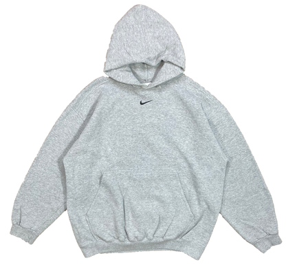 90's Nike Center Swoosh Made in USA Vintage Hoodie Sweat-Shirt / 4187