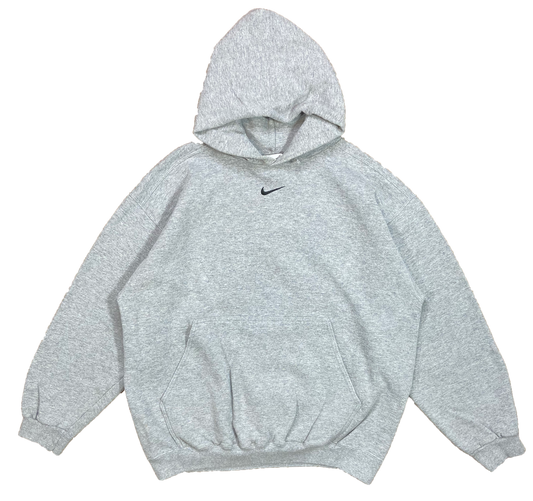 90's Nike Center Swoosh Made in USA Vintage Hoodie Sweat-Shirt / 4187