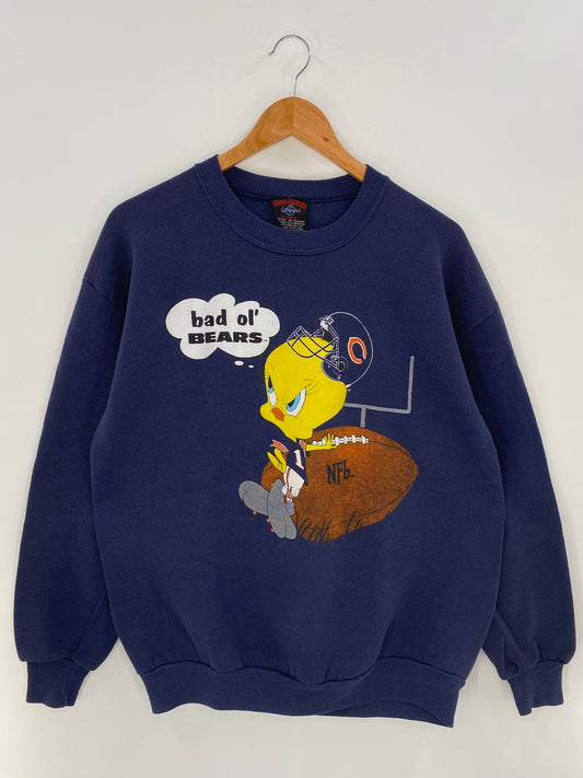 1996 LOONEY TUNES TWEETY Made in USA Size XL Vintage Sweat-shirt / K2716