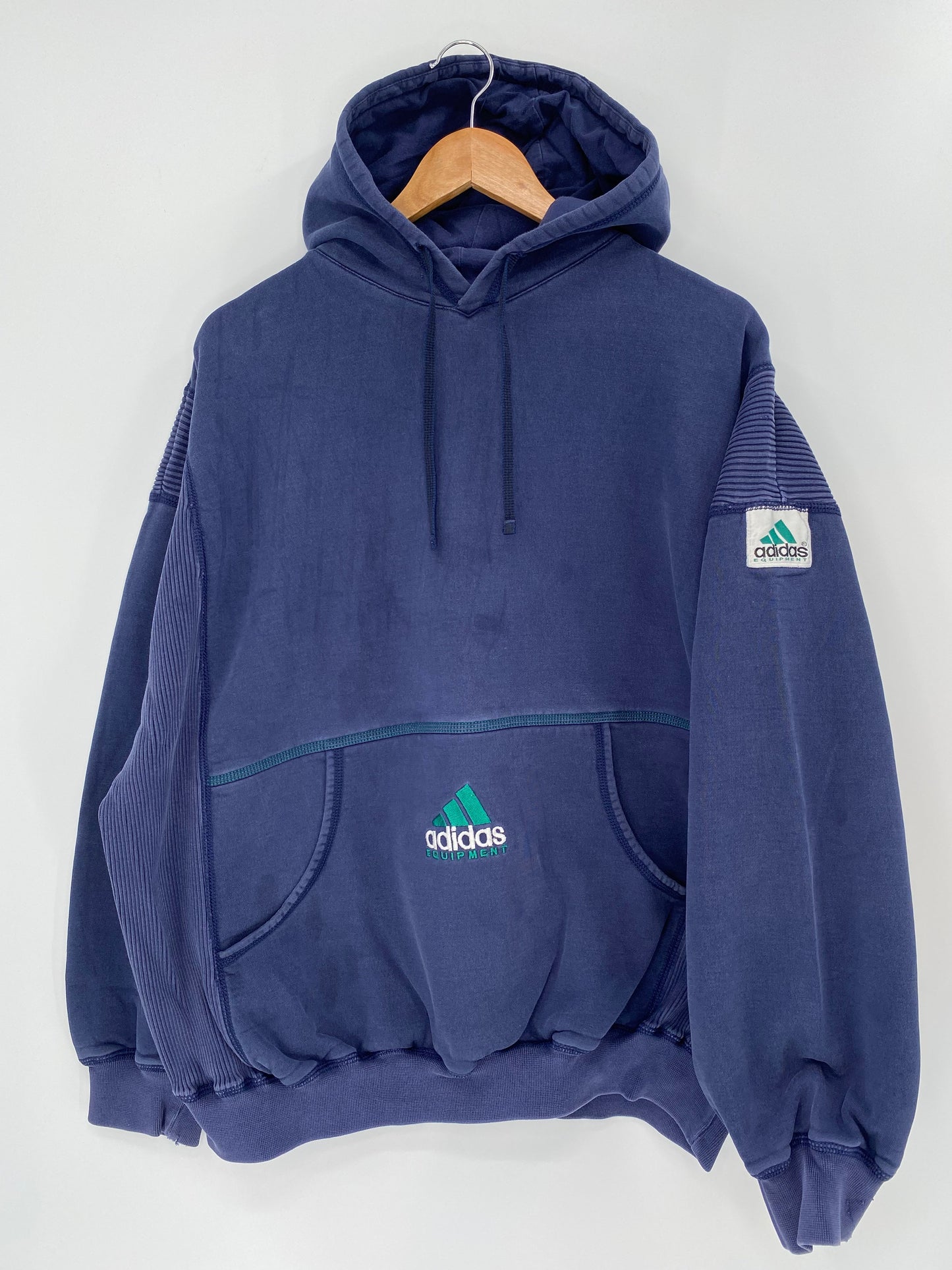 90’s ADIDAS EQUIPMENT Size XL Vintage Hoodie Sweat-Shirt / E1273S