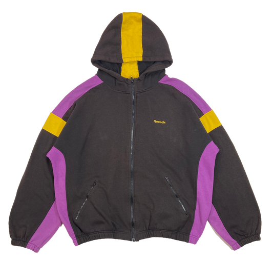 90's Reebok Sport Vintage Zip-Up Hoodie Sweat-Shirt / 4207