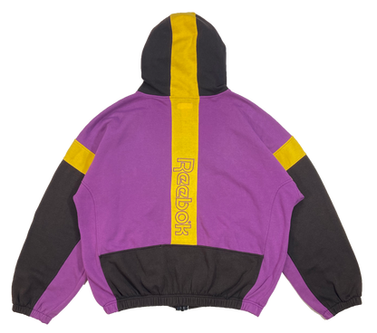 90's Reebok Sport Vintage Zip-Up Hoodie Sweat-Shirt / 4207