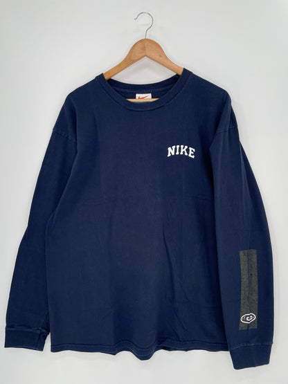 90’s NIKE Made in USA Size L Vintage Long sleeve T-shirt / A8587