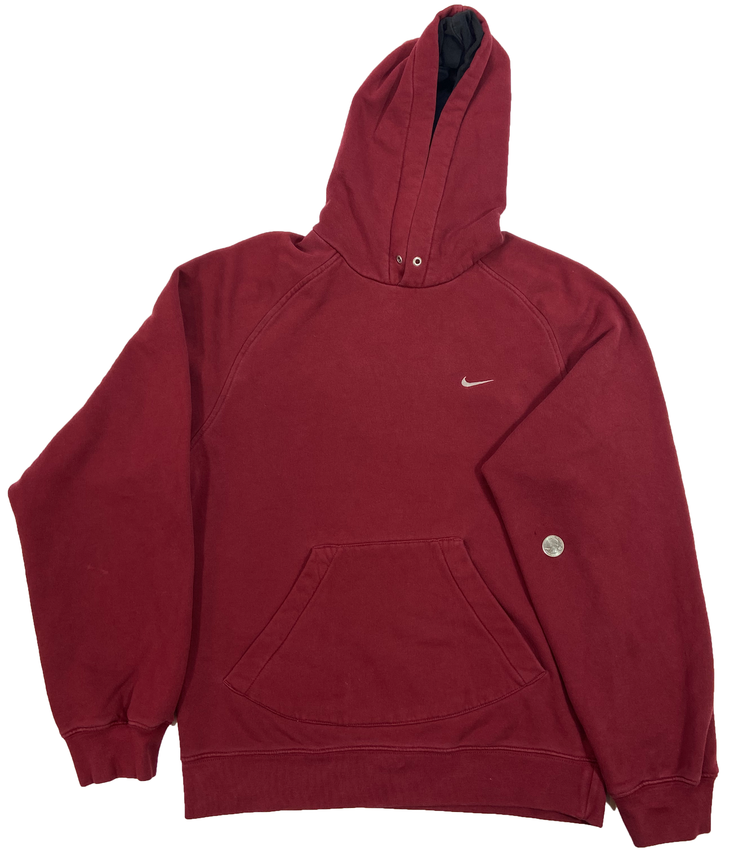 00' Nike Mini Swoosh Vintage Hoodie Sweat-Shirt / 4232