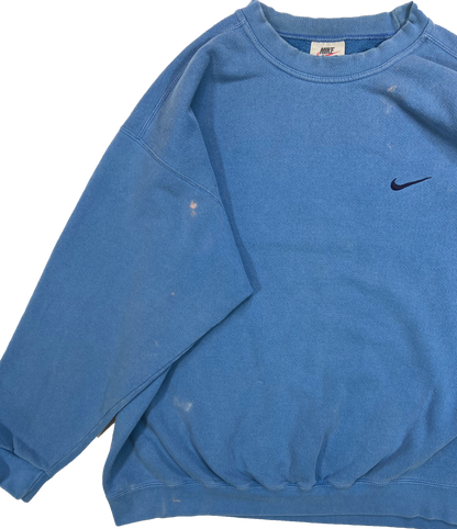 90's Vintage Nike Mini Swoosh Made in USA Sweat-Shirt / 4234