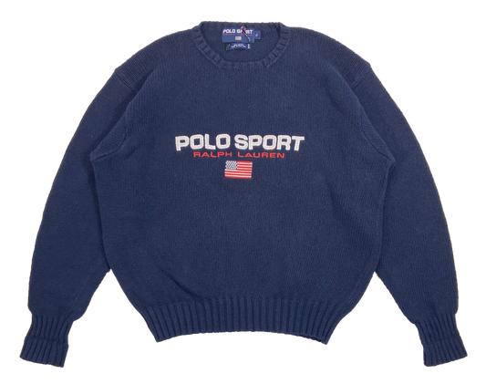 90's Polo Sport Ralph Lauren Vintage Knit Sweater  / 4242