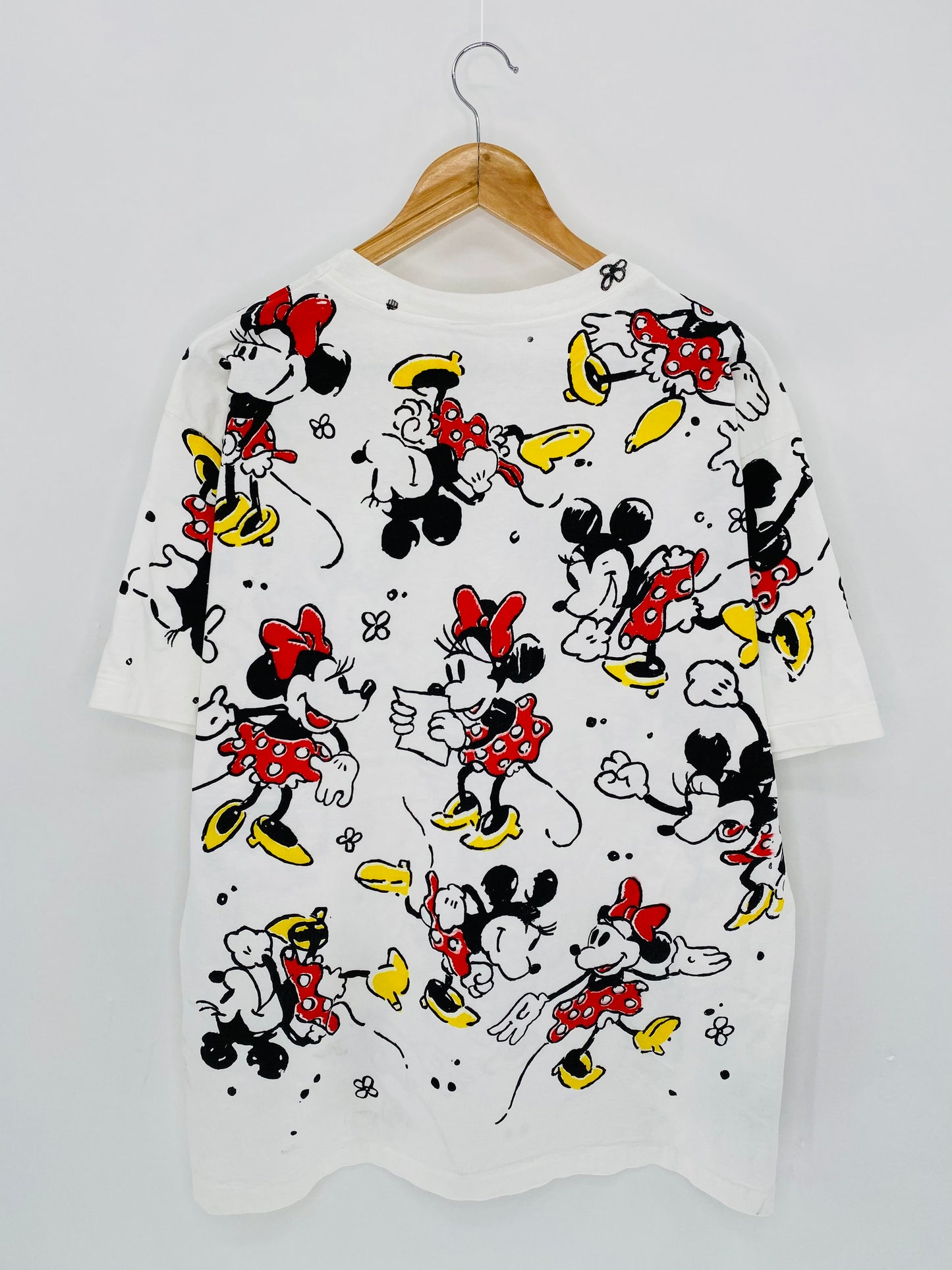 Vintage DISNEY Mickey & Minnie Size One Size (Approx. XL) Vintage T-shirt  / 6068