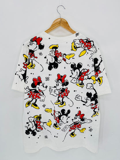 Vintage DISNEY Mickey & Minnie Size One Size (Approx. XL) Vintage T-shirt  / 6068