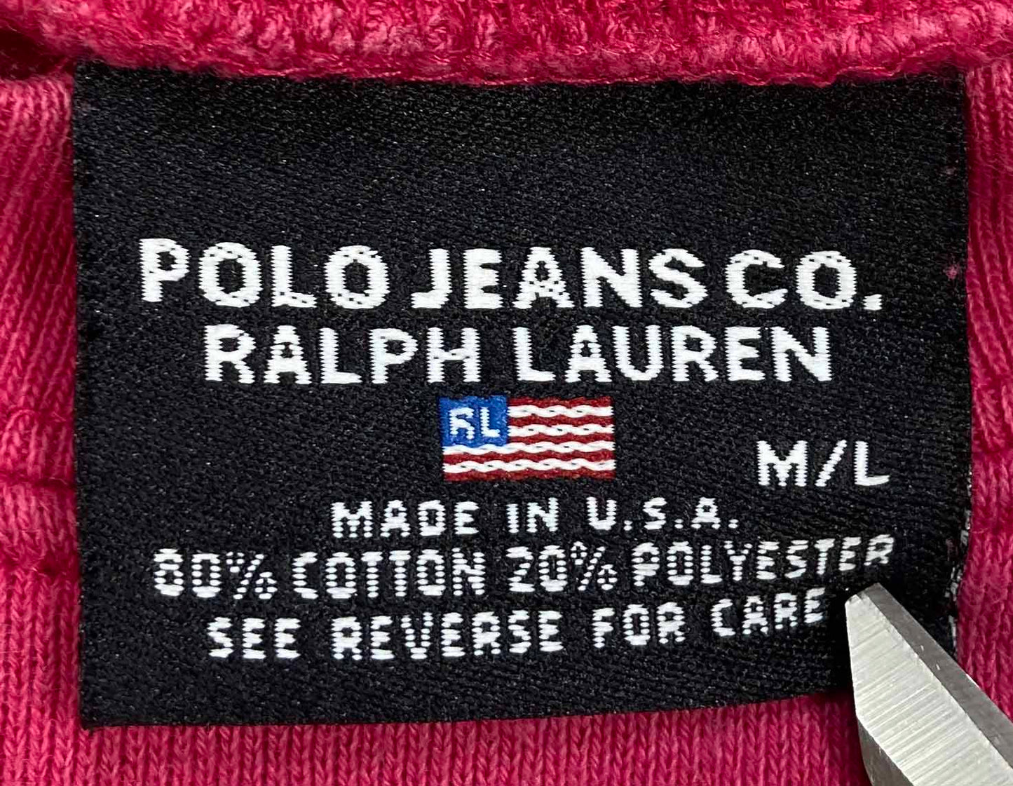 90's Polo Jeans Co. Ralph Lauren Made in USA Vintage Sweat-Shirt / 4253