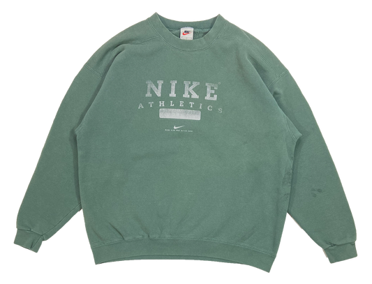 90's Nike Athletics Center Logo Made in USA Vintage Sweat-Shirt / 4257