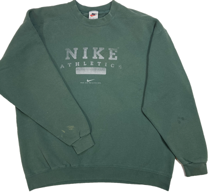 90's Nike Athletics Center Logo Made in USA Vintage Sweat-Shirt / 4257