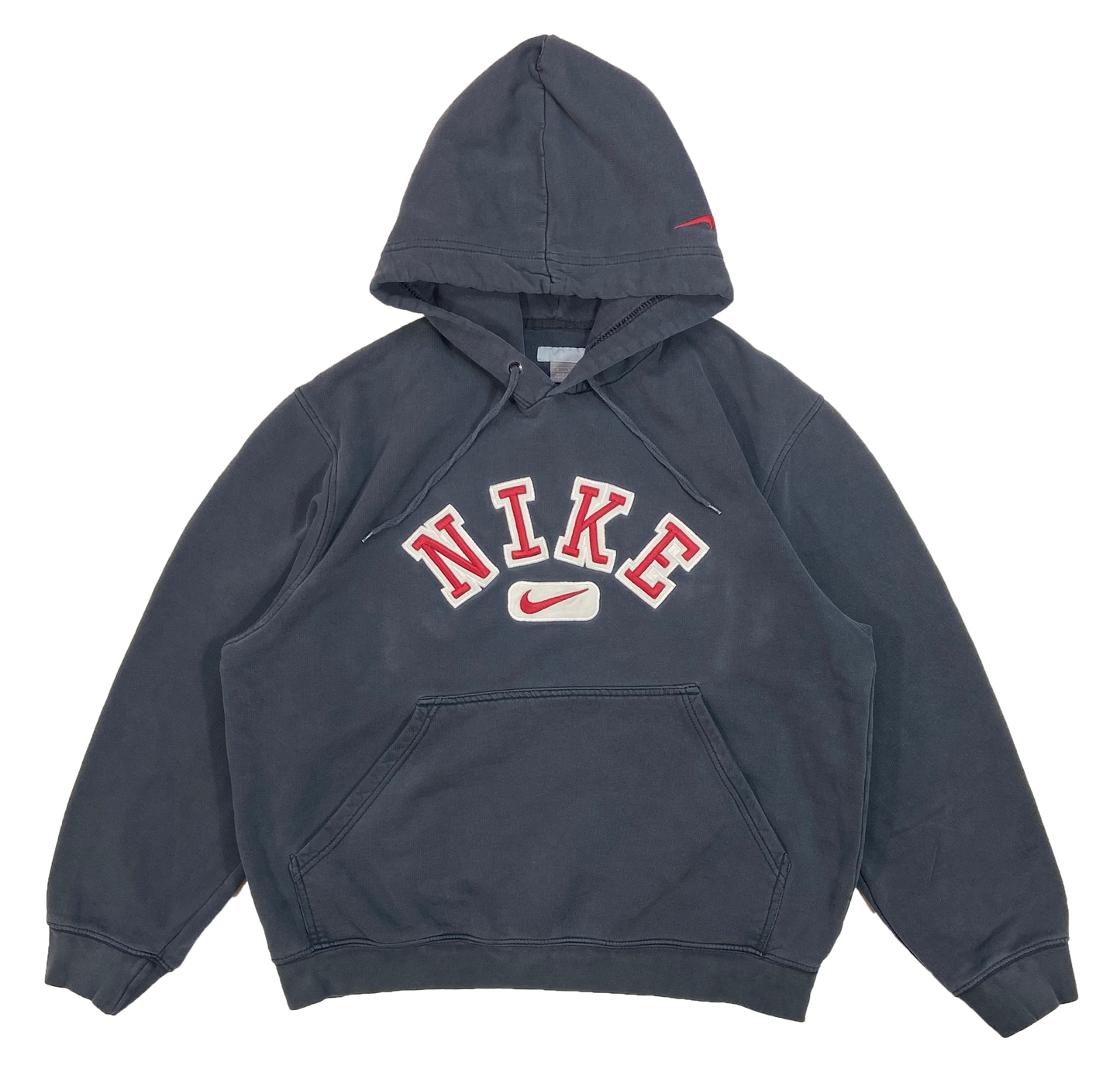 00' Nike Center Logo Vintage Hoodie Sweat-Shirt / 4261