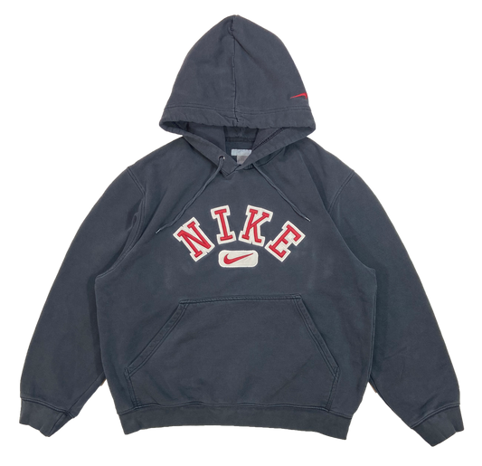 00' Nike Center Logo Vintage Hoodie Sweat-Shirt / 4261